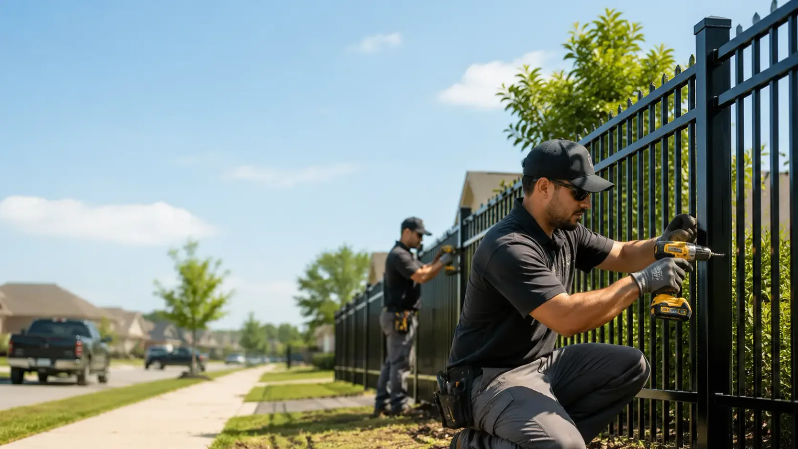 Metal Fence Installation in Dodd City, TX